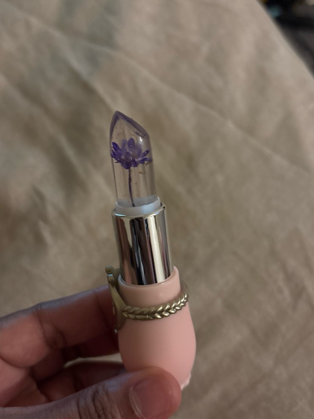 Lipstick Queen Clear Jelly Lipstick with Purple Floral Core
